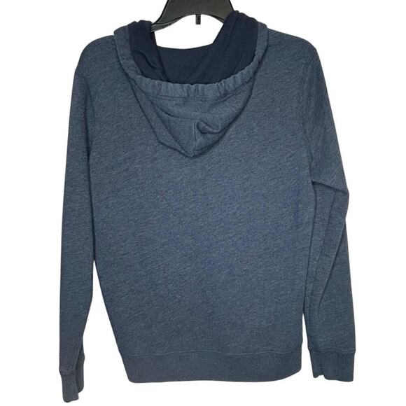 Abercrombie & Fite Men's Blue Gray Hooded Zip Up Sweatshirt Jacket Size XS - Picture 2 of 13